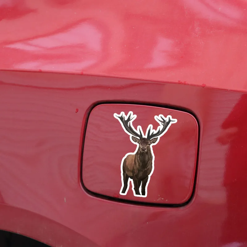 

16cmx12cm Cartoon deer Vinyl Car stickers Decals Motorcycle Accessories Car-Window Decorative Goods PVC