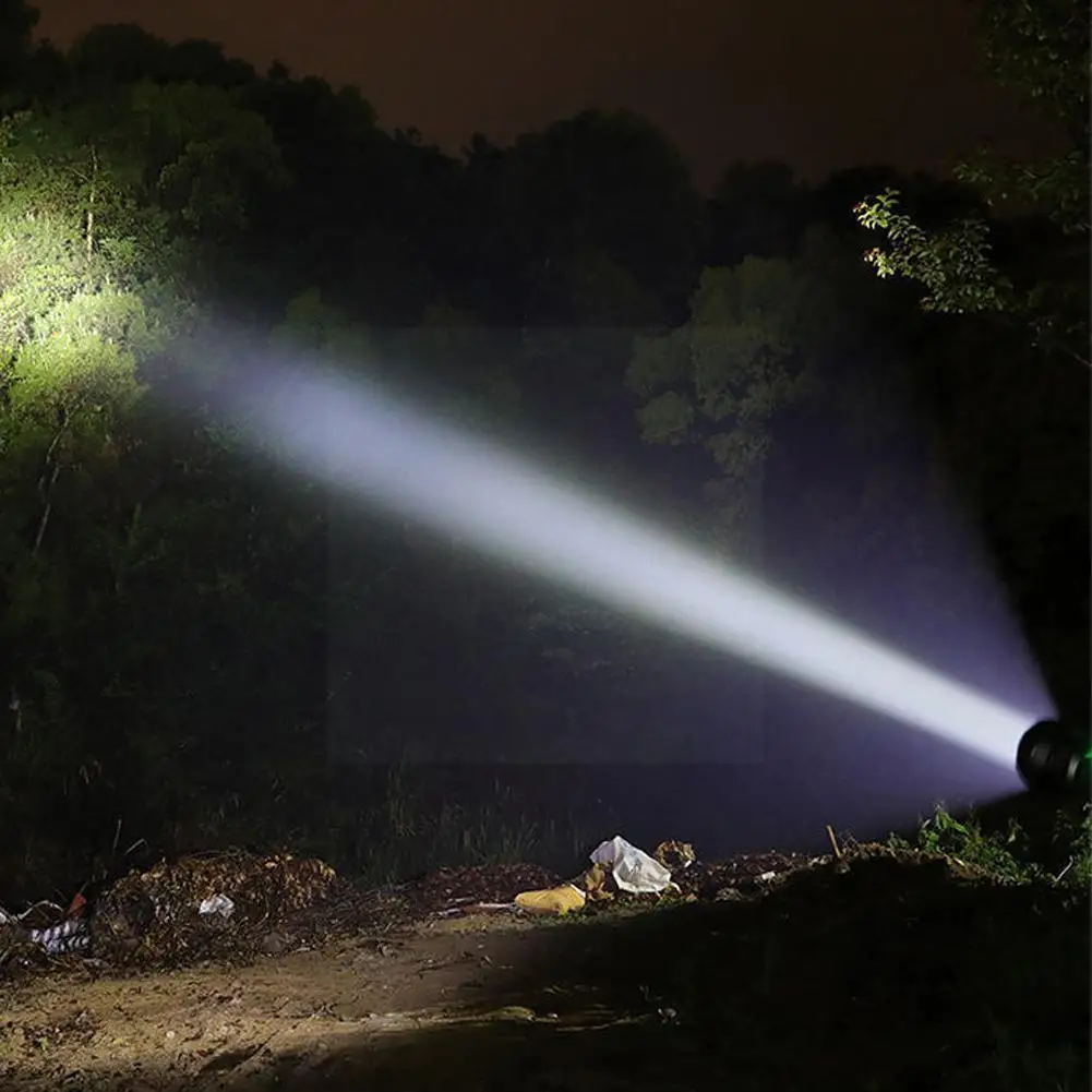 

Фонарик Портативный со встроенным аккумулятором 18650, 4 светодиода, зарядка по Usb