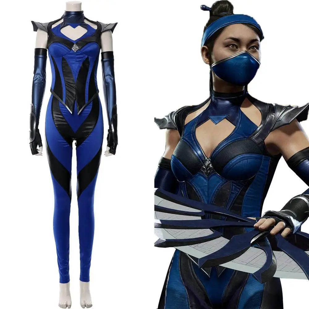 Костюм для косплея Mortal kitana Униформа комбинезон женщин костюм на Хэллоуин|Костюмы