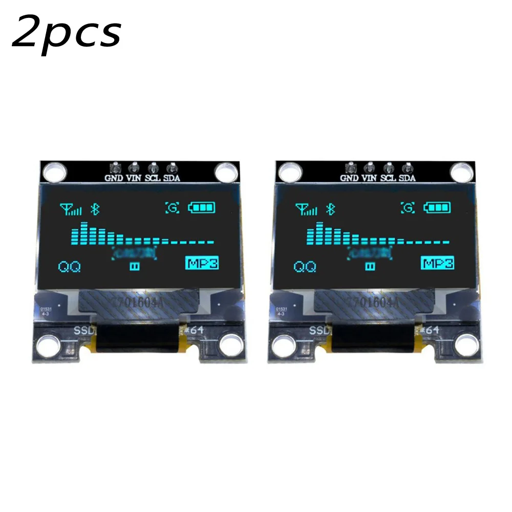 ЖК-дисплей Дисплей модуль 0 96 &quotI2C IIC Серийный 128X64 128*64 синие светодиодный для Arduino