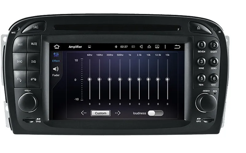 Автомобильный DVD плеер 6 2 дюйма Android 10 0 GPS навигация для mercedes Benz SL R230 SL500 2001 2007 радио