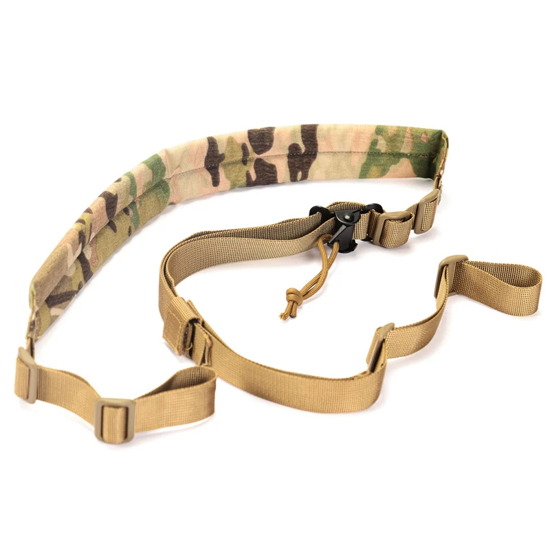 

Hunting Accessories Tactical 2 Point Gun Sling Buckle Airsoft Belt Paintball Shoulder Strap Rifle Sling for M4 AR15 Rope