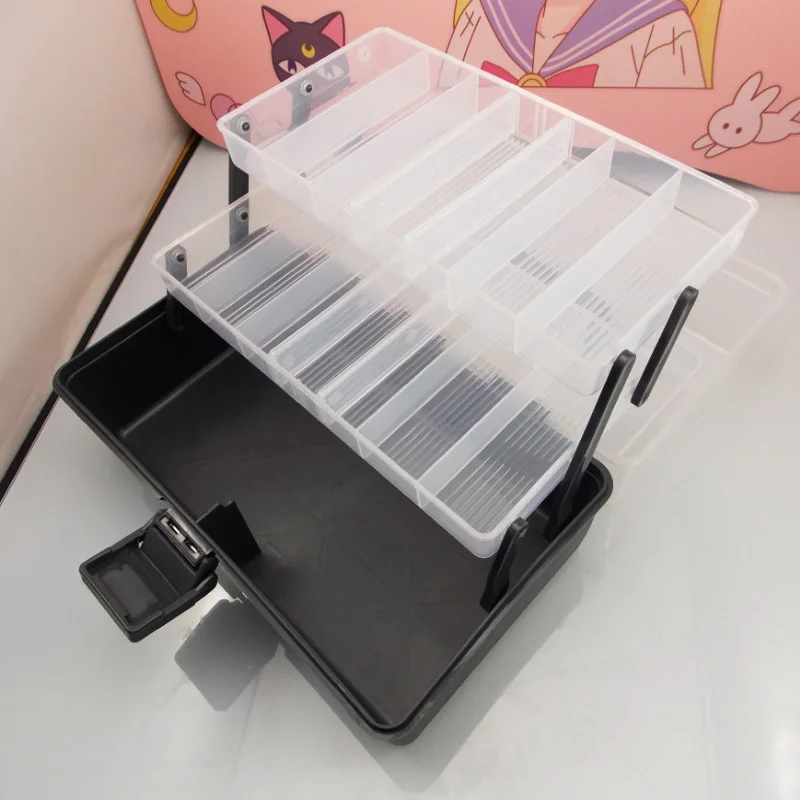 Ящики для рыболовных снастей ESFISHING 275 мм двухслойный чехол хранения крючков