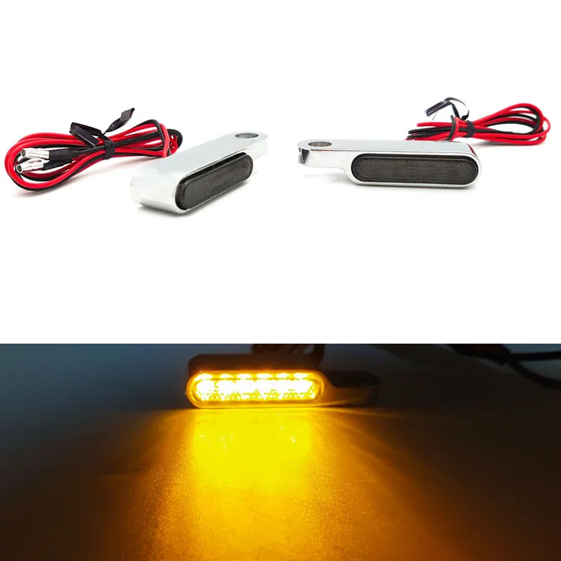 

Комплект из 2 предметов, новинка, мини мотоцикл сигнальный светильник s "бегущая вода" мигающий светильник s 8 мм светодиодными индикаторами с...