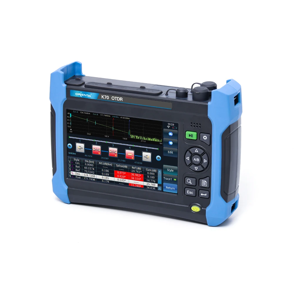 Netwest Orientek K70 Series рефлектометр SM MM 1625 PON карта Smart Link Встроенная VFL OPM FEDEX Бесплатная