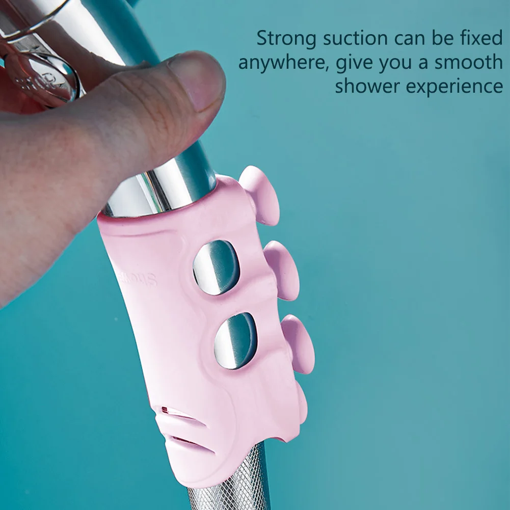 

2pcs/pack Silicone Bathtub Rack Suction Cup Stand Reusable Adjustable Bracket Wall Mounted Removable Shower Holder Waterproof
