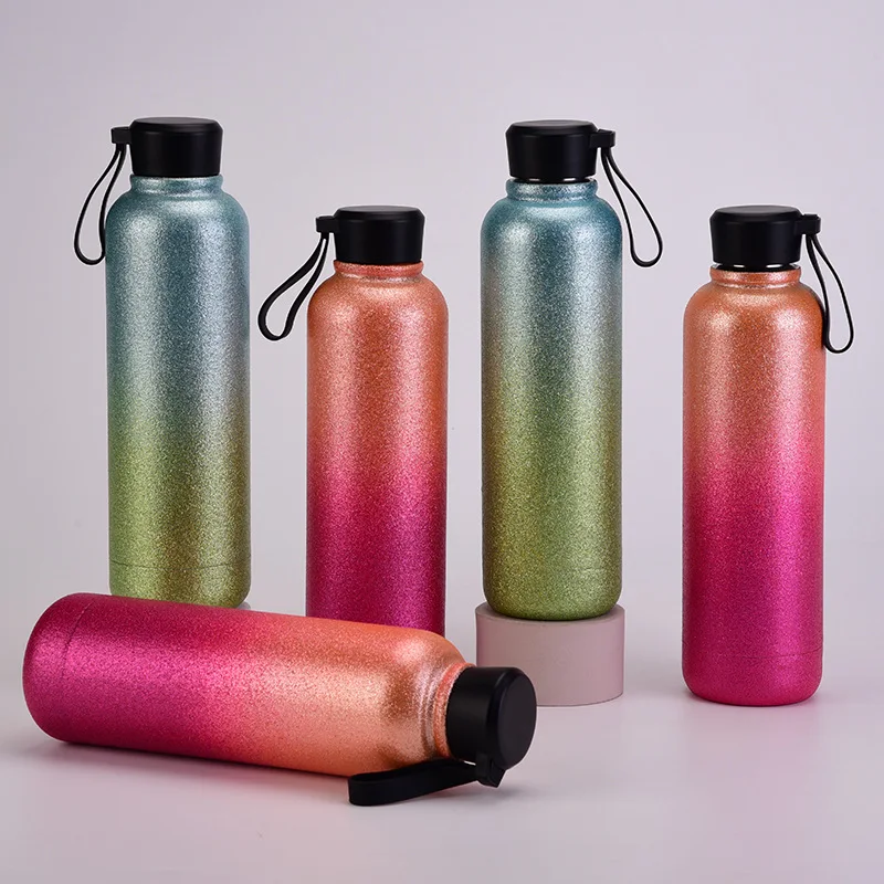

New 500ML Double-Wall Insulated Vacuum Flask Stainless Steel Water Bottle BPA Free Thermos for Sport Water Bottles