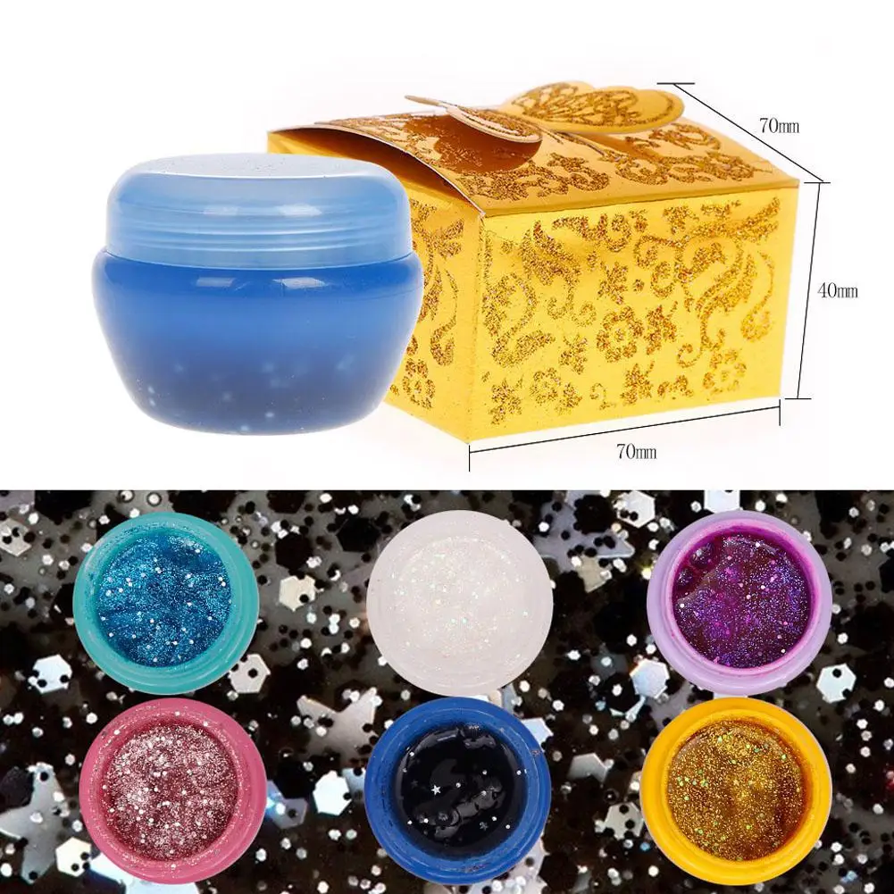 Яркая Гламурная блестящая светящаяся Звезда блестки увлажняющая маска для лица