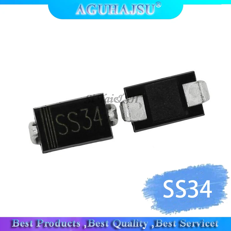 100 шт. 1N5822 SMA SS34 smd do 214ac IN5822 диод Шоттки ss34|Диоды| |