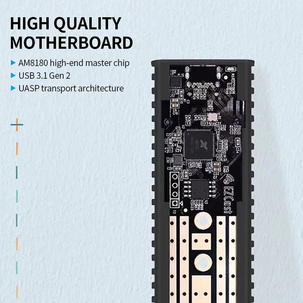 Корпус для жесткого диска EZCast S8000 GEN2 M.2 NVME портативный корпус SSD PCI-E на USB 3 1