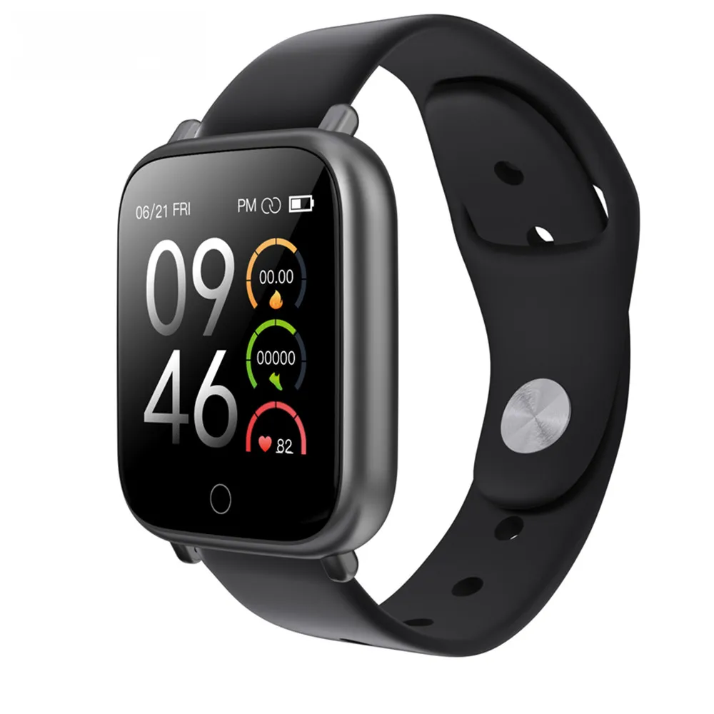 Новые Q1S Смарт часы браслет IP68 водонепроницаемый монитор сердечного ритма