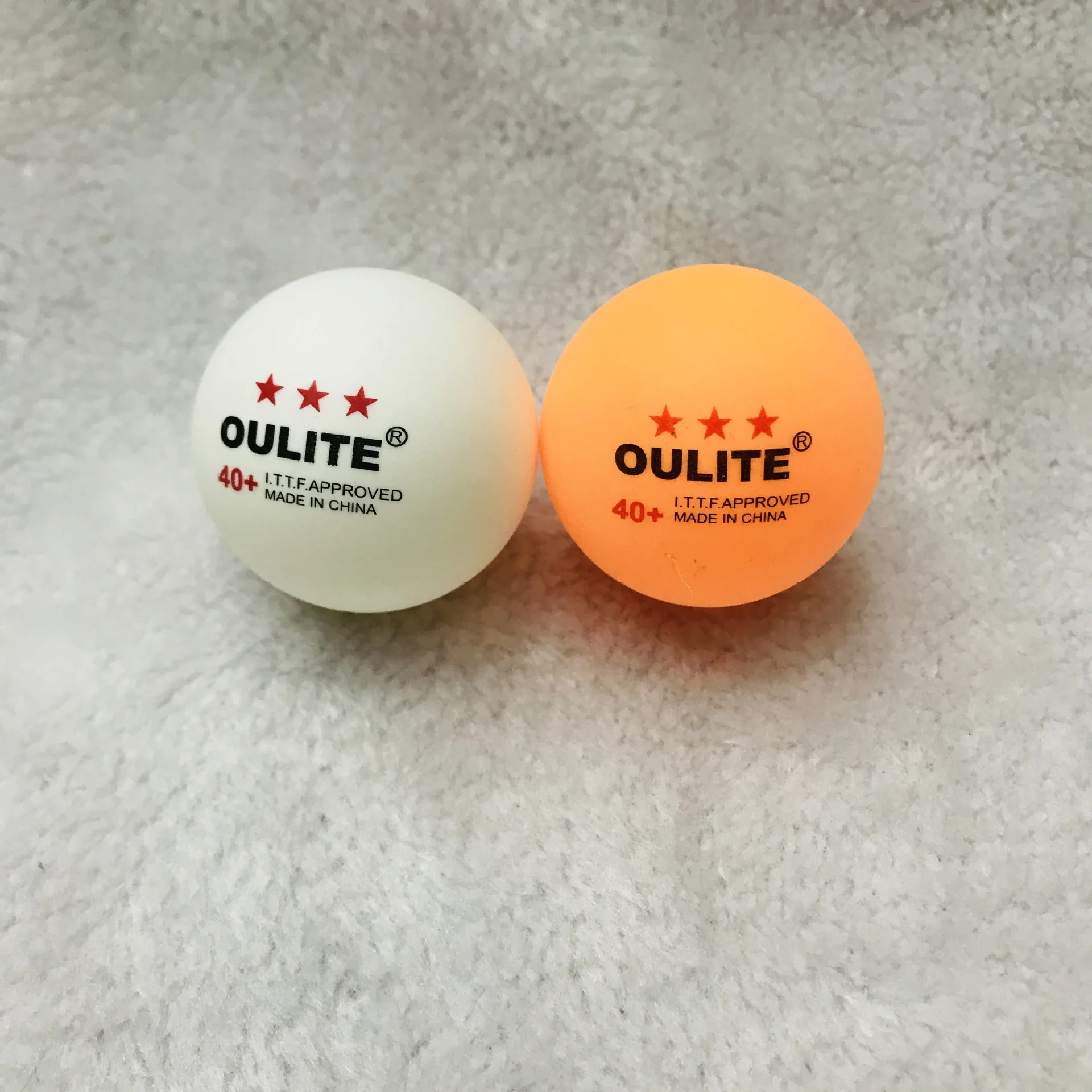 

OULITE Настольный теннис 3 звезды новый материал профессиональные мячи для пинг-понга для тренировки соревнований