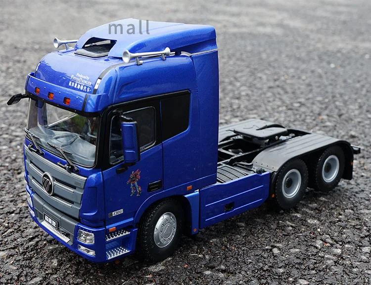 Изысканный подарок 1:24 Fukuda Auman EST-A и GTL Тяговая головка сплава модель, моделирование литья под давлением Инженерная модель