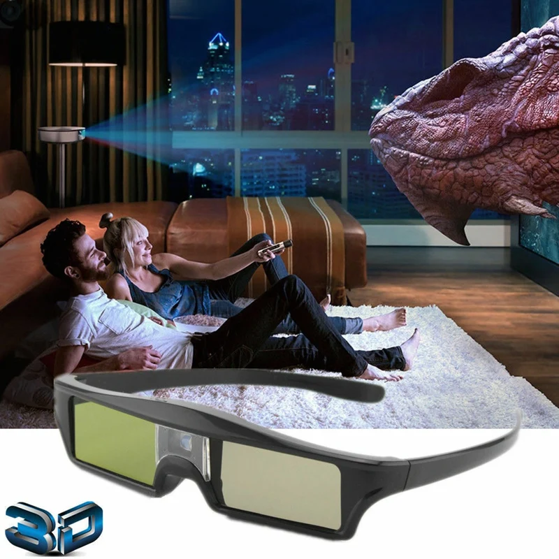 Перезаряжаемые активные 3d очки затвора для смартфона BenQ Acer Sony все DLP проектор|3D