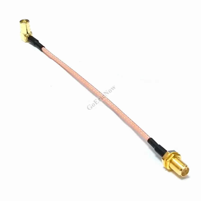 5 шт. радиочастотный коаксиальный разъем 50 Ом под прямым углом SMB гнездо SMA для