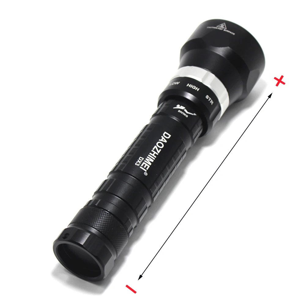 Satin Al 8000LM Sualtı XM-L2x4 LED Dalış El Feneri Torch Fener Su Geçirmez Güçlü ışık Lamba Aydınlatma + 26650 Pil + şarj Cihazı