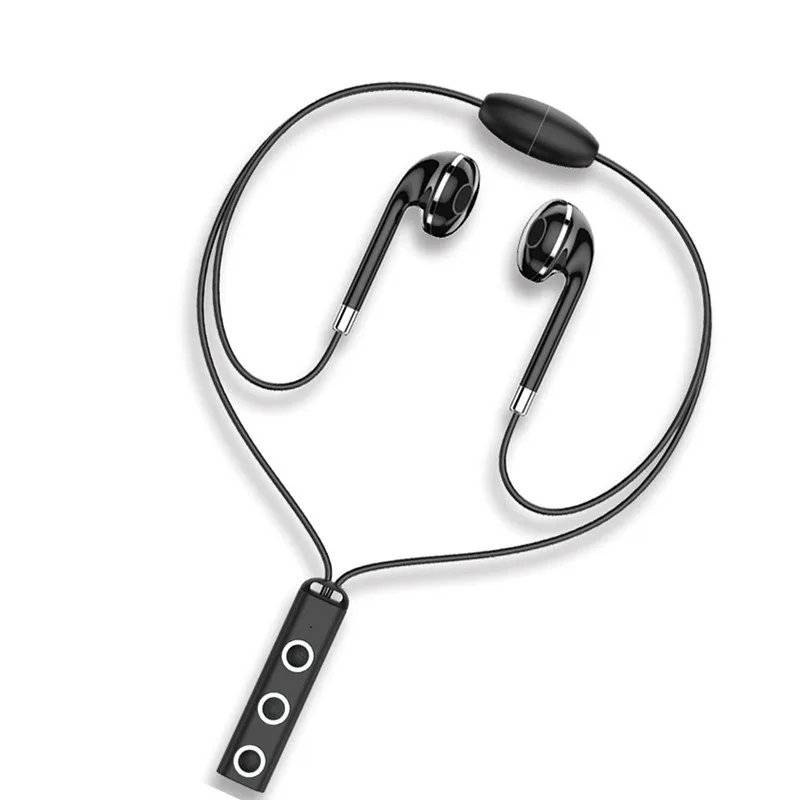 

Bluetooth Headset Wireless Magnetic Hanging Neck Earphones Noise Reduction Hands-free with Microphone for Xiaomi Huawei