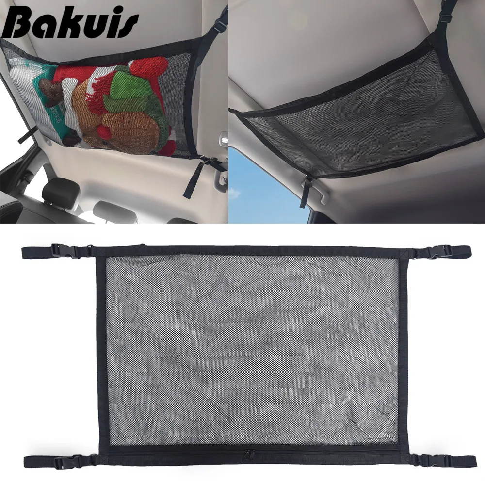 Универсальная потолочная сетка для хранения в автомобиле органайзер-простая