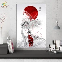japanese kimono girl art scroll prints and posters canvas painting wall art canvas decorative wall picture for living room