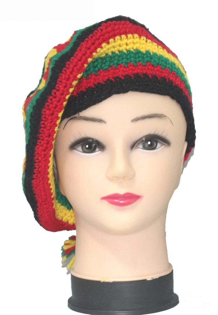 Вязаный хлопковый берет ручной работы для женщин и мужчин осенне-зимний из