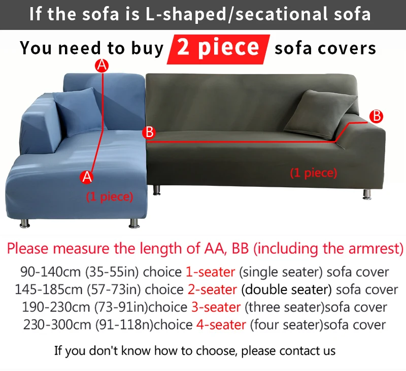 

Solid Stretch Elastic Sofa Cover Detachable Fully Furniture Cover Sofa Covers for Living Room L-shaped Corner Couch of Sofa