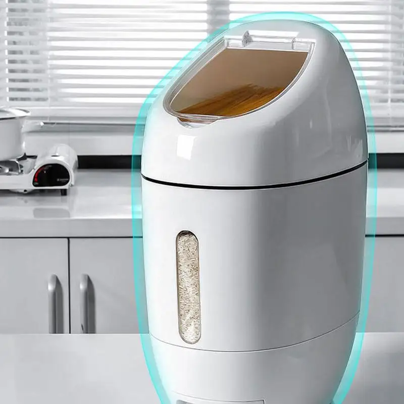 

Rice bucket household moisture-proof sealed rice storage rice automatic box rice plastic bucket cylinder Z7V1