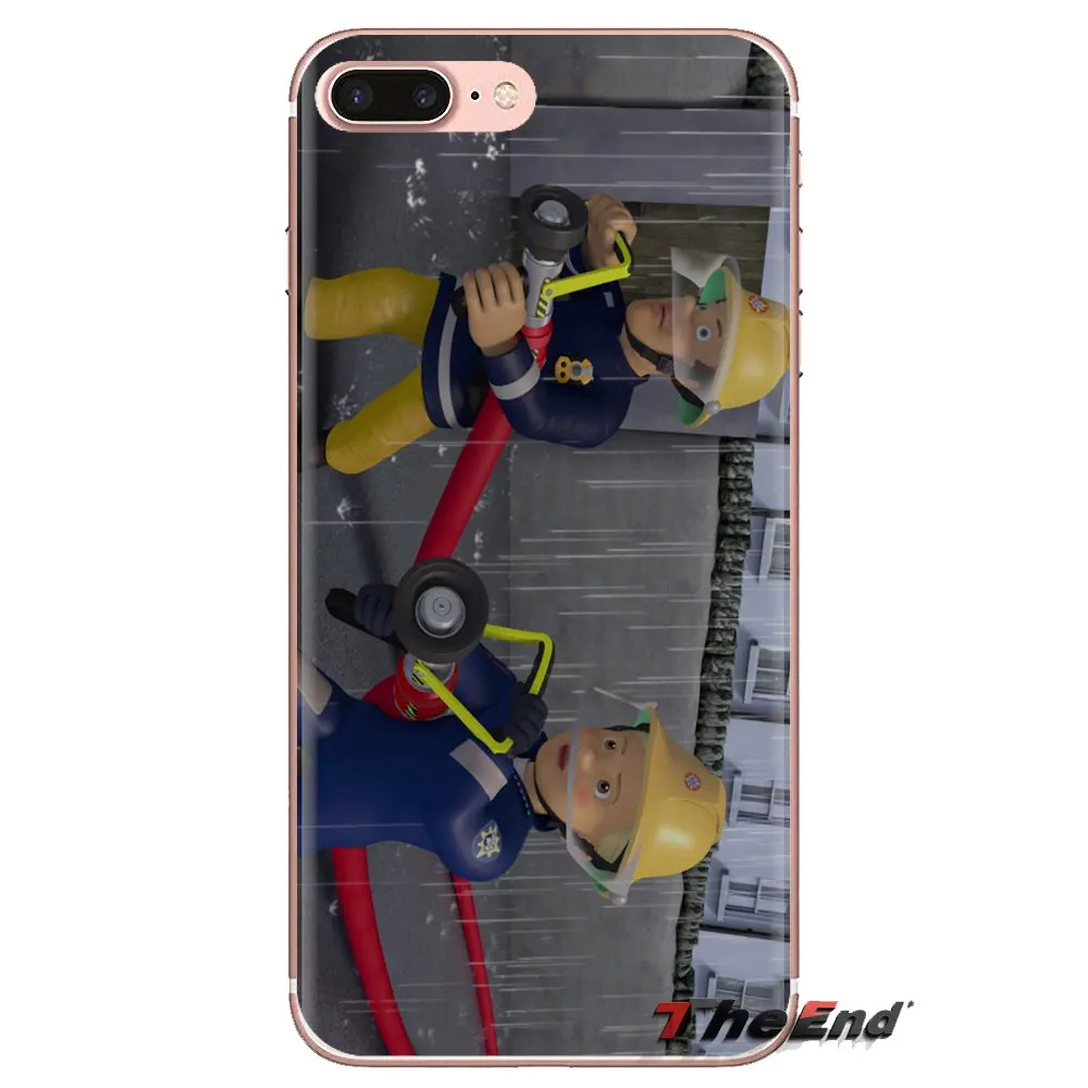 Soft Transparent Cases Covers Fireman Sam Children For LG G3 G4 Mini G5 G6 G7 Q6 Q7 Q8 Q9 V10 V20 V30 X Power 2 3 K10 K4 K8 2017 |