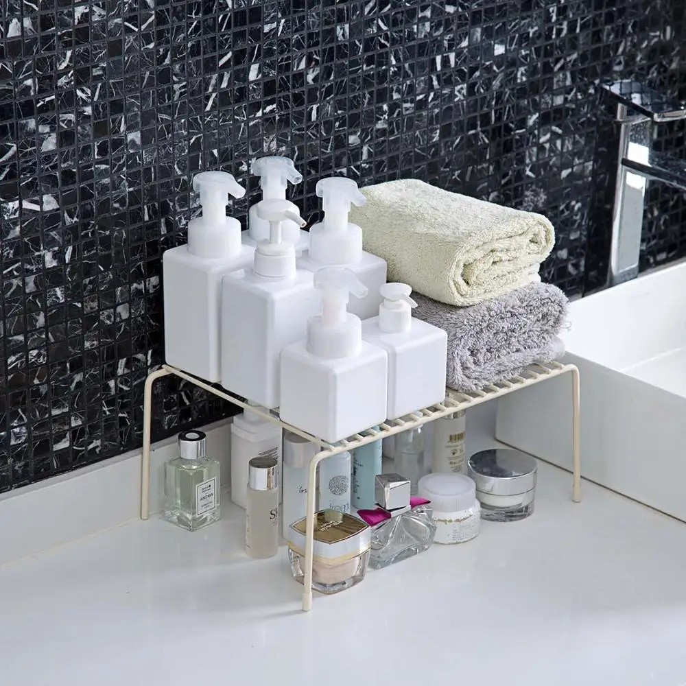 adjustable storage holders bathroom metal storages racks for kitchen convenience cabinet organizer cuisine organiser container free global shipping