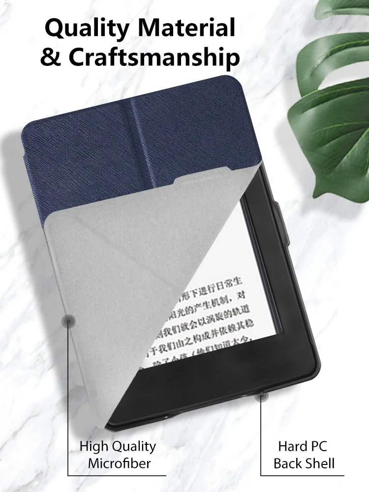 Чехол для Kindle Paperwhite 4 2018 10 поколения E-Reader Оригами чехол защитный сна | Компьютеры и