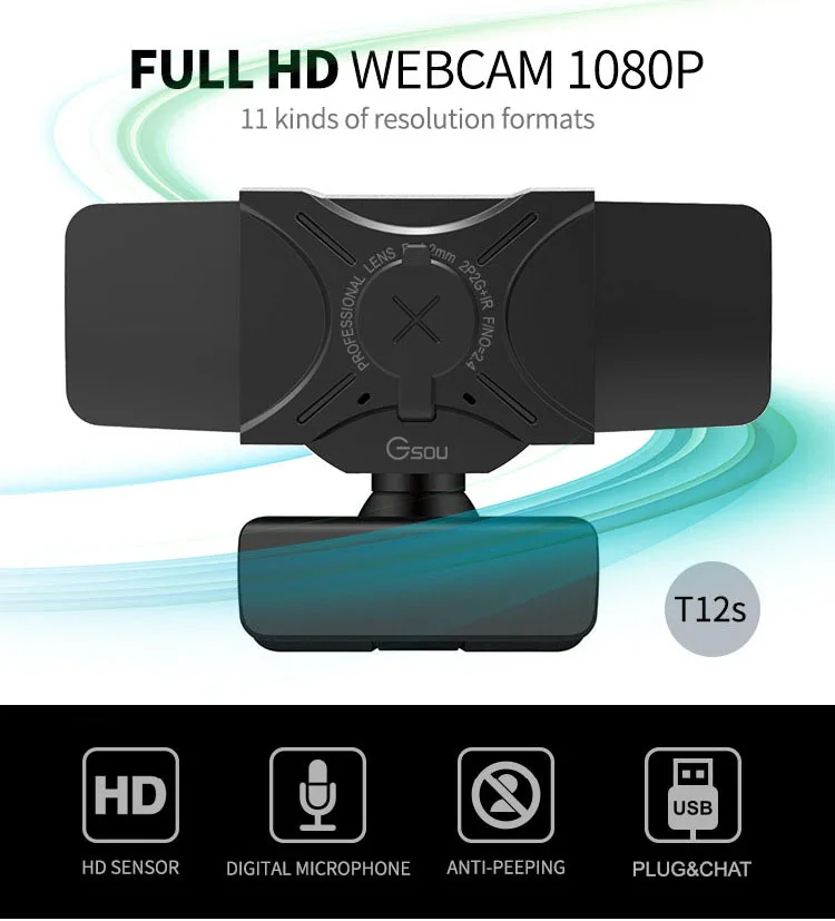 1 шт. новейший изысканный внешний вид USB 2 0 ПК камера 1080P видео Запись HD веб Веб с