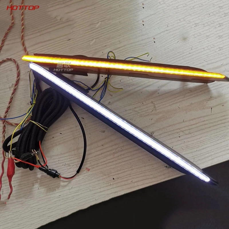 

For Mazda Atenza 2020 Modified Front Fog Lights Daytime LED Running Lights Turn Signal