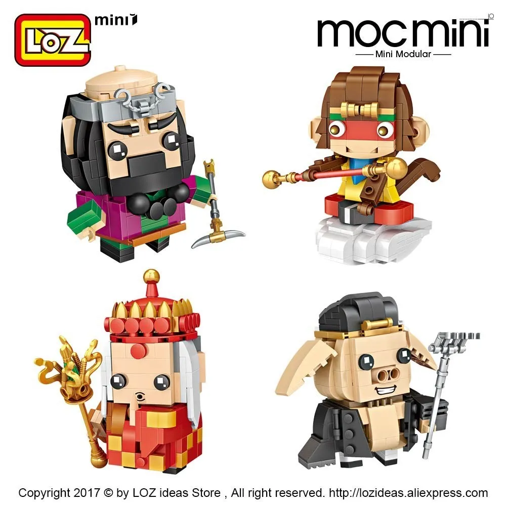 LOZ Mini Blocks Building Bricks Assemble Figures Educational Toys for Children Gift Kids Animal DIY Moc Super Heroes Heads |