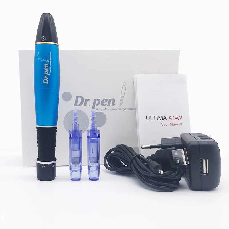Беспроводной Полупостоянный МТС Dr. Pen Ultima A1 игольчатый картридж(12pin игольчатые наконечники) Дерма ручка штамп терапия оборудование