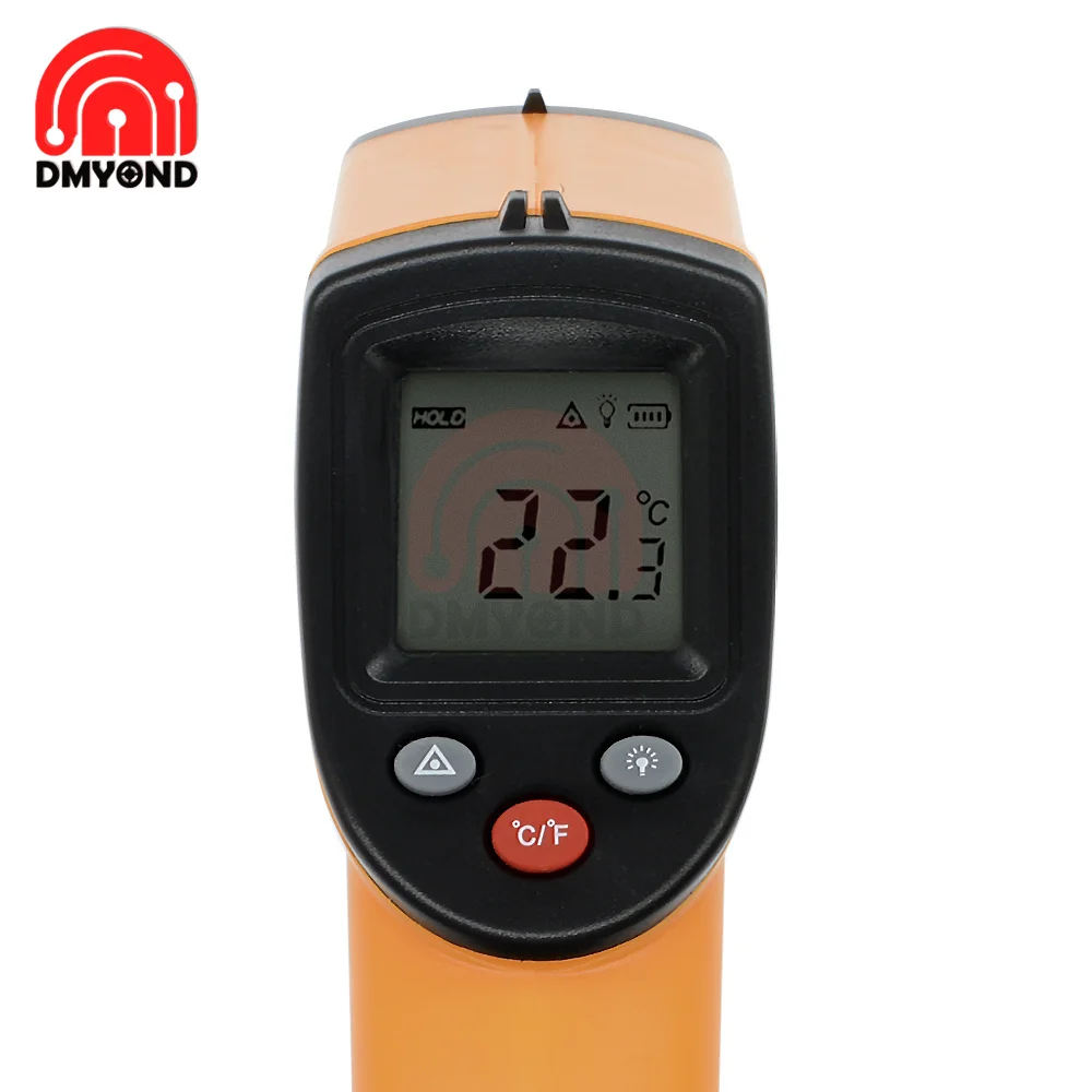 

Цифровой инфракрасный термометр GM320, Бесконтактный инфракрасный термометр, пирометр, инфракрасный лазерный пистолет-50-330 ℃ -58-626 ℉