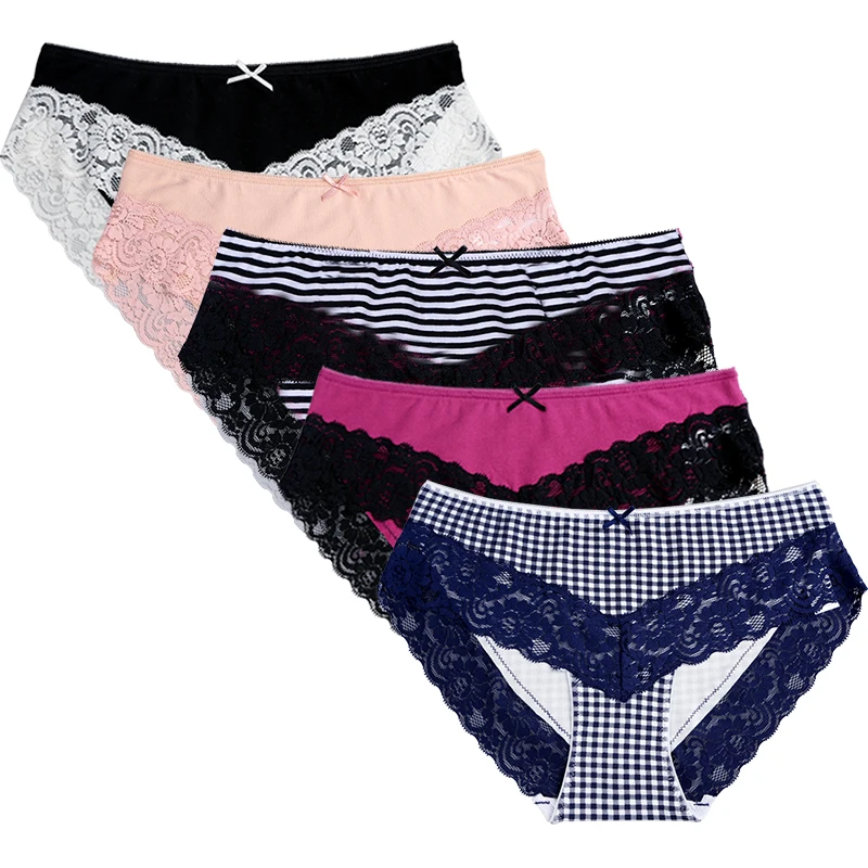 

Comsoft 5pcs/lot women's panties soft cotton Seamless women's underwear set solid color breathable girls ladies lingerie pants