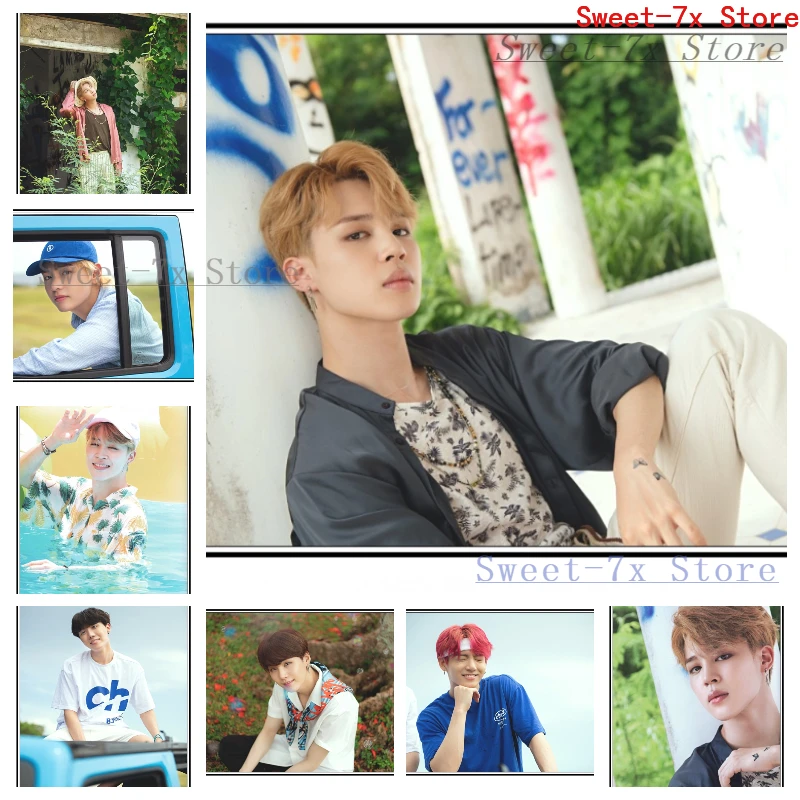 

Korean Idol Idol Boy Group Group Canvas Painting Art Nordic Posters and Prints Wall Pictures for Living Room Decor Frameless