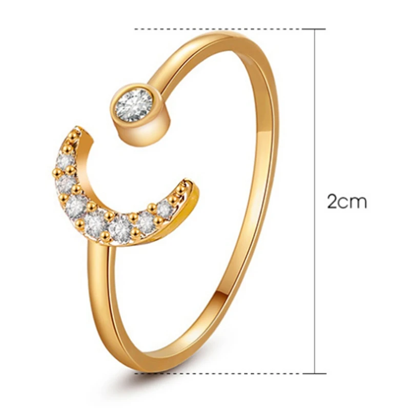 

Temperamental Contracted Ring Classic Style Individual Character Opens Can Adjust Index Finger Ring Female