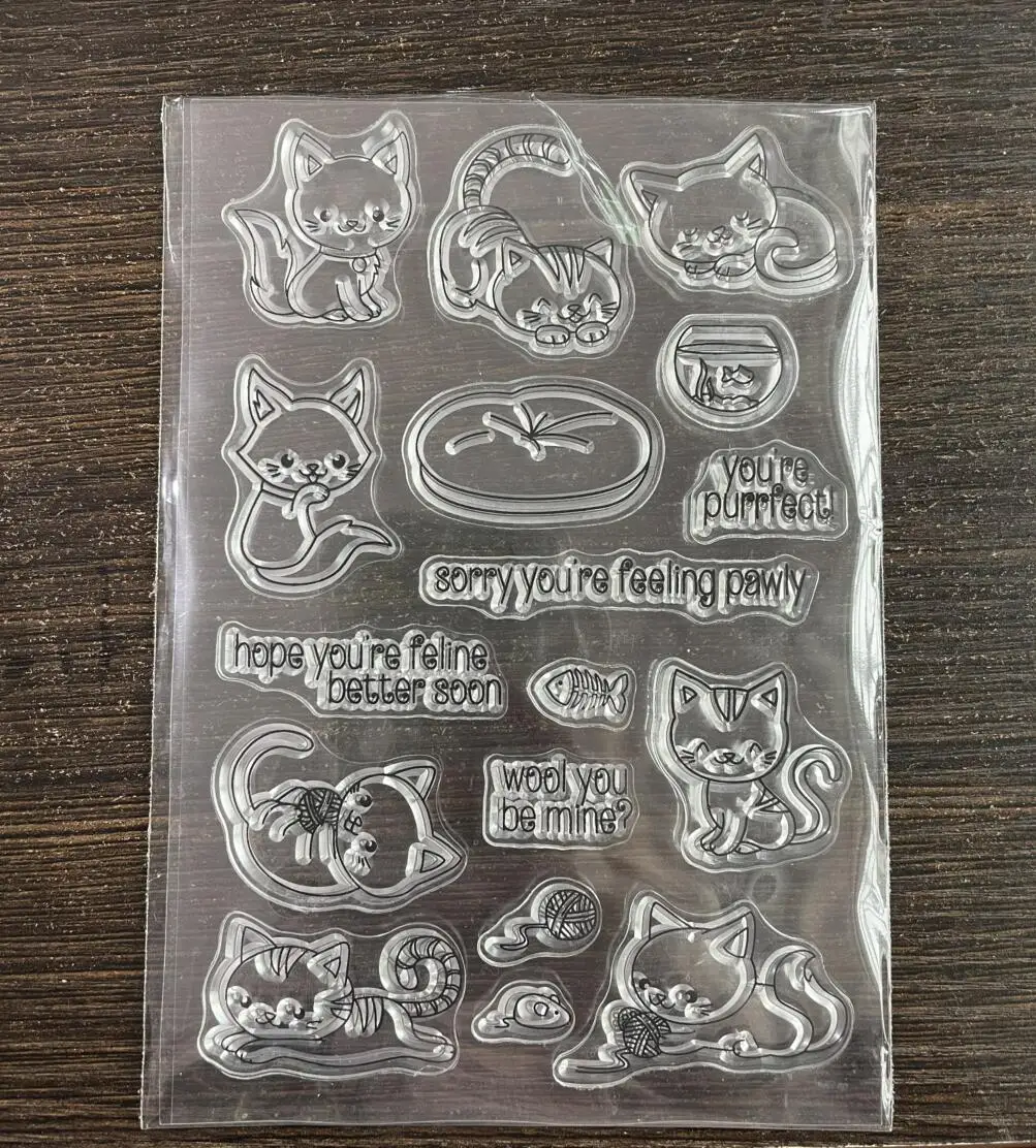 Прозрачный штамп/печать для скрапбукинга/фотоальбомов декоративные прозрачные