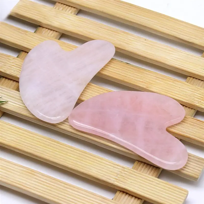 2шт Gua Sha доска натуральный уход за здоровьем лица инструмент для массажа