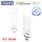 Xiaomi Aqara Hub E1 Zigbee 3,0 USB умный дом мини-шлюз беспроводной подключение пульт дистанционного управления с Mijia Mi Home Apple Homekit