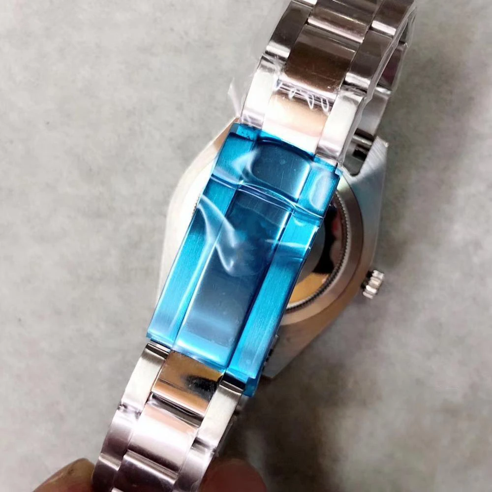 

Hot sale Men Black Watch 41mm Stainless Steel Watches Men Date 2813 Mechanical Automatic Just Desinger Mens Watches Wristwatches
