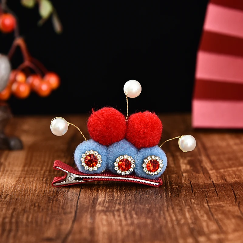 Милые нейлоновые жемчужные кисточки для девочек 2020 заколки волос с орнаментом