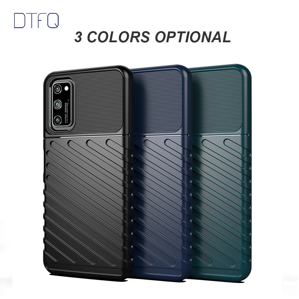 Rugged Case for Honor V30 Heavy Duty Protection Soft TPU Cover Matte Silicone Shockproof Huawei Pro V 30 |