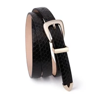 hot sale luxury women belts genuine leather fashion design snake leather female nice quality adjustable belt