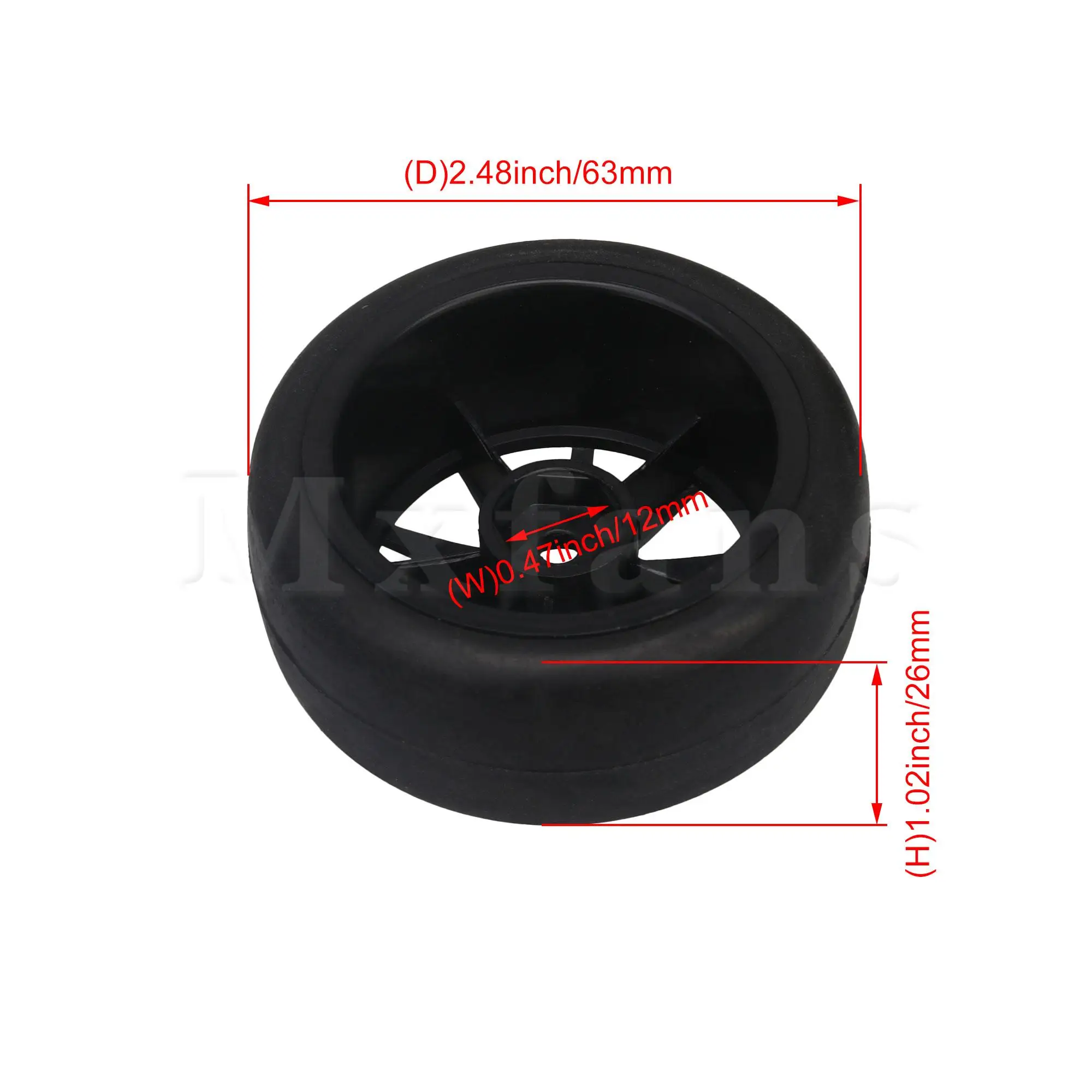 

Mxfans 4x RC 1:16 Truck Tires 10 Spoke Wheel Hub Replacement for WPL D12-022