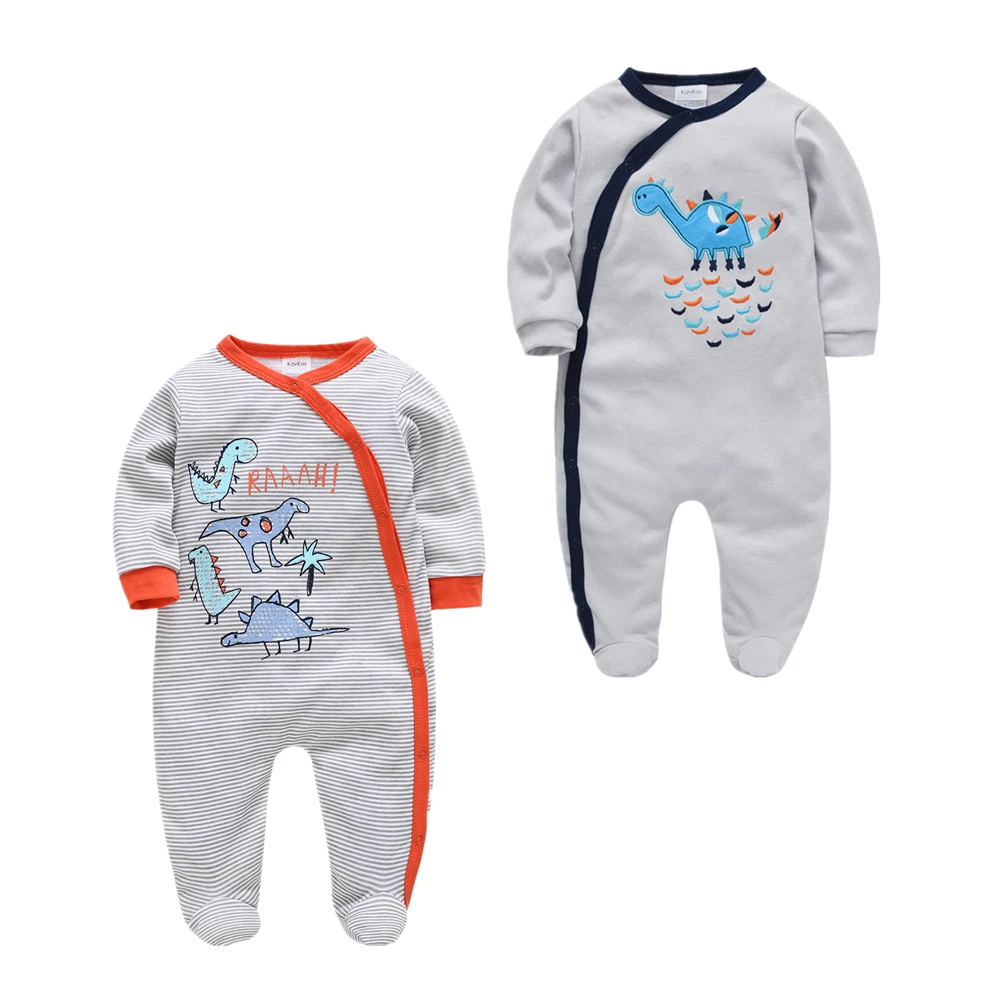 

2pcs baby rompers toddler Baby Girl Clothes Long Sleeve 100%Cotton Cartoon Overalls Roupas Bebe De Newborn Baby Onesie