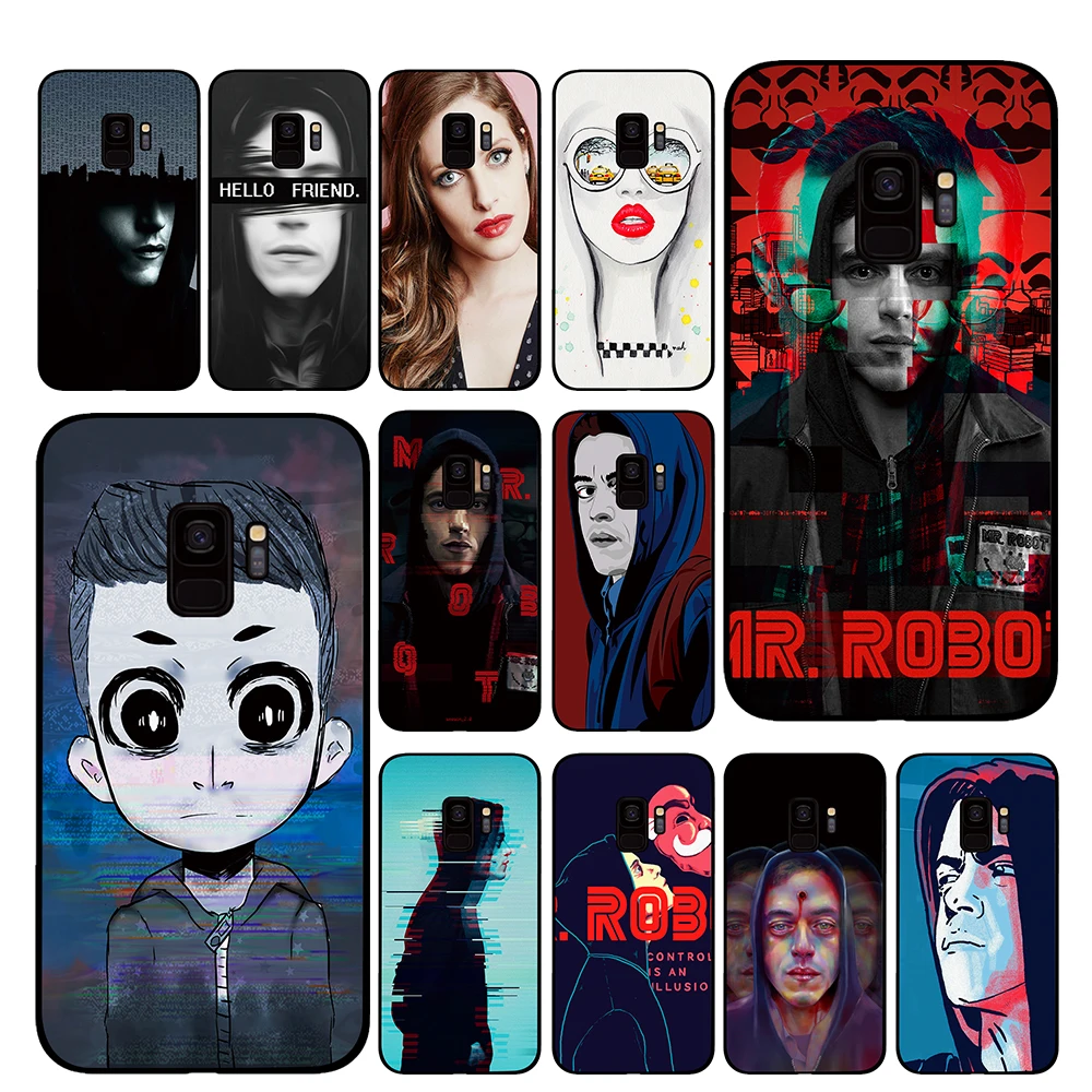 Mr Robot Чехлы для samsung Galaxy S10 S8 S9 Plus S7 S6 edge Note 8 9 Роскошный чехол|Чехлы-накладки| |