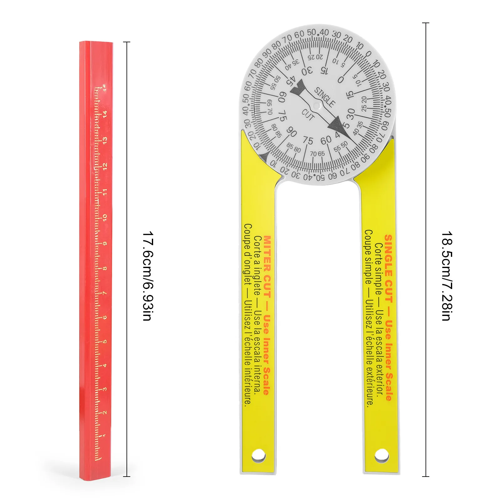 

Miter Saw Digital Level Protractor Angle Ruler 360 Degree Try Joiner Square Inclinometer Measuring Construction Woodworking Tool