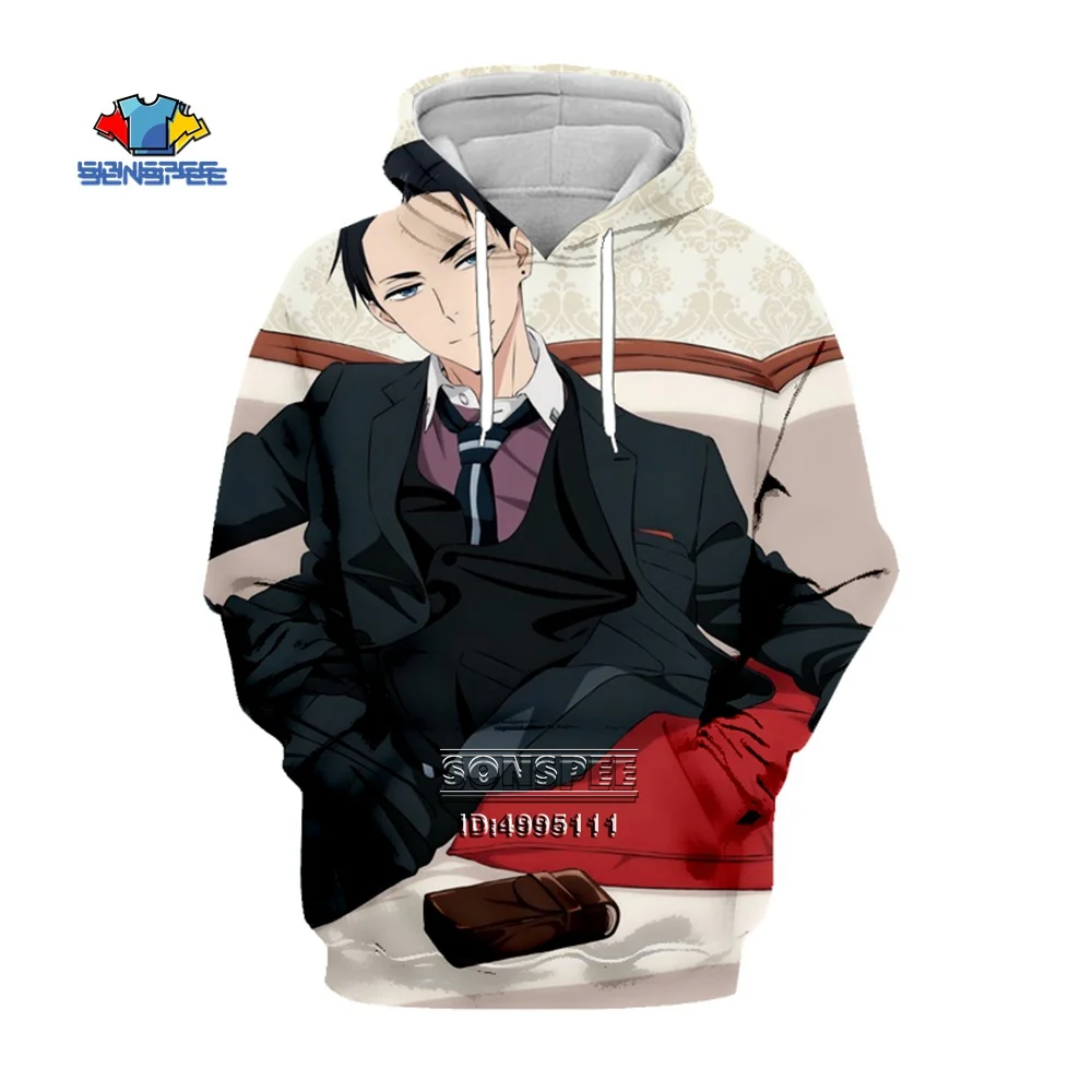 

SONSPEE 3D Printing Regal Crime Harajuku Hoodie Anime Men's Sports Plaid Camouflage Ladies Fashion Fun Casual Cartoon Pullover 1