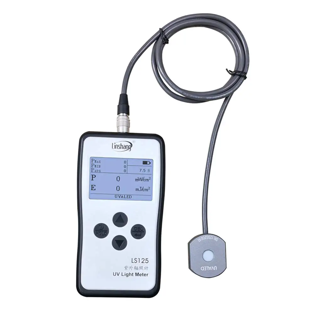 

UV Light Meter Ultraviolet Radiometer LS125 with UVA LED Probe 340nm to 420nm for Intensity and Energy Measurement of Lamps